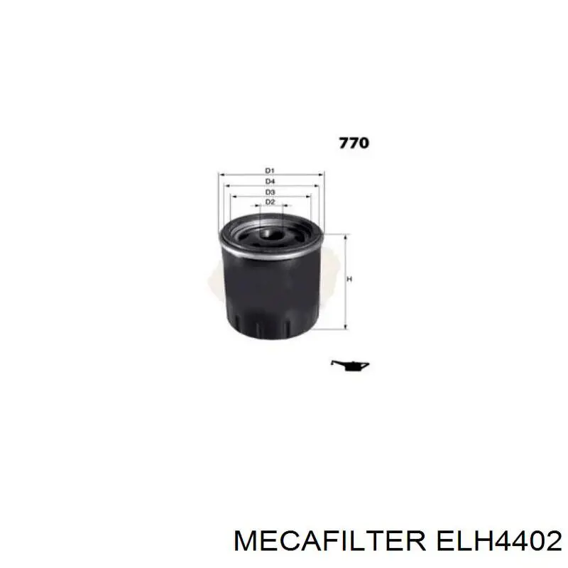 ELH4402 Mecafilter filtro de aceite