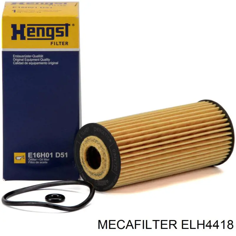 Filtro de aceite ELH4418 Mecafilter