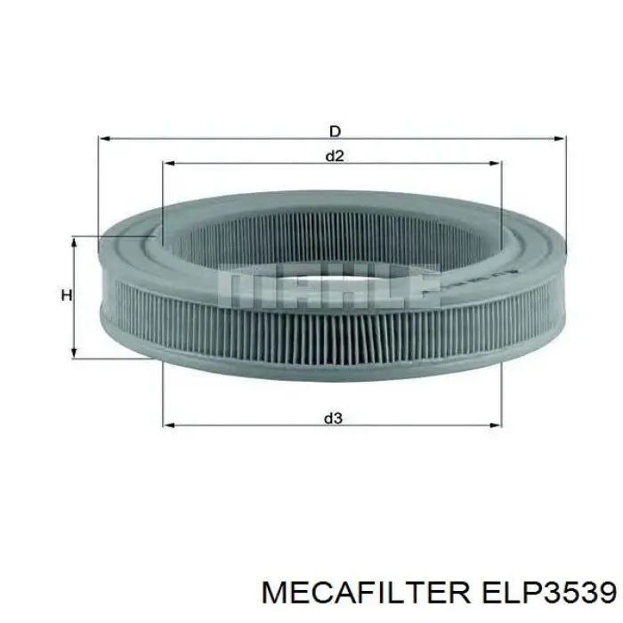 A279 Purflux Filtro de aire de motor