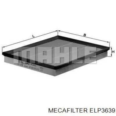 ELP3639 Mecafilter filtro de aire