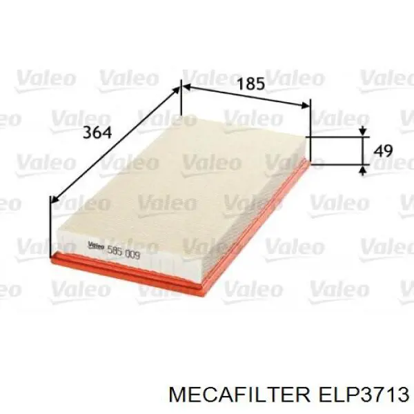 Filtro de aire Volkswagen Golf 4 1J1