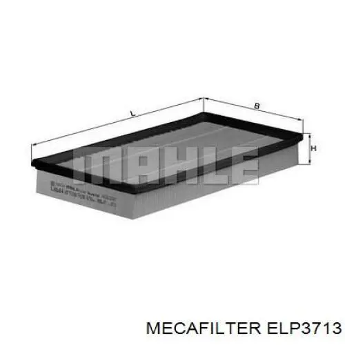 ELP3713 Mecafilter filtro de aire