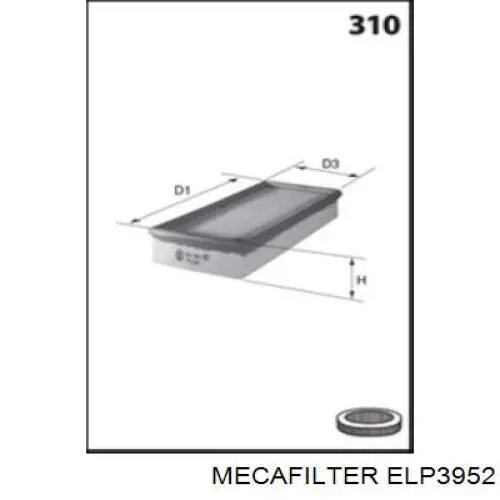 El filtro de aire Mecafilter ELP3952 precio, desde 6,22 EUR