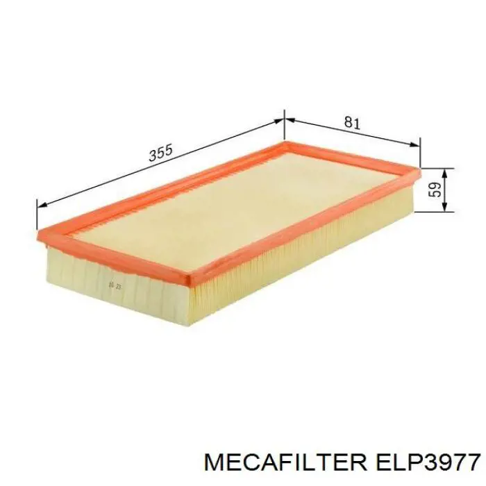 Comprar ELP3977 Mecafilter Filtro de aire