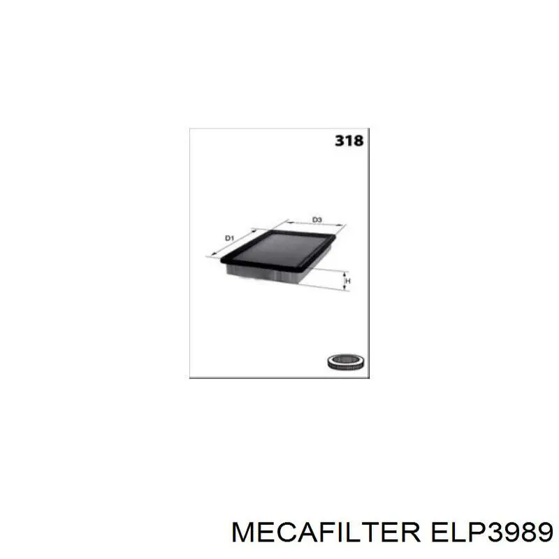 ELP3989 Mecafilter filtro de aire