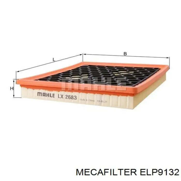 ELP9132 Mecafilter filtro de aire