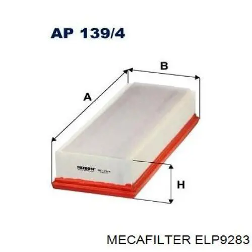 Casco de filtro de aire Audi A4 8K2