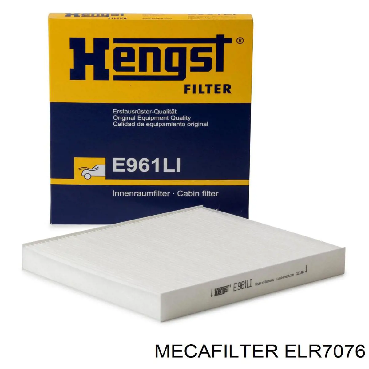 Filtro de polen Mecafilter ELR7076