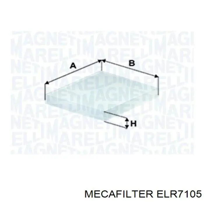 Filtro de habitáculo Peugeot Partner 1 5F