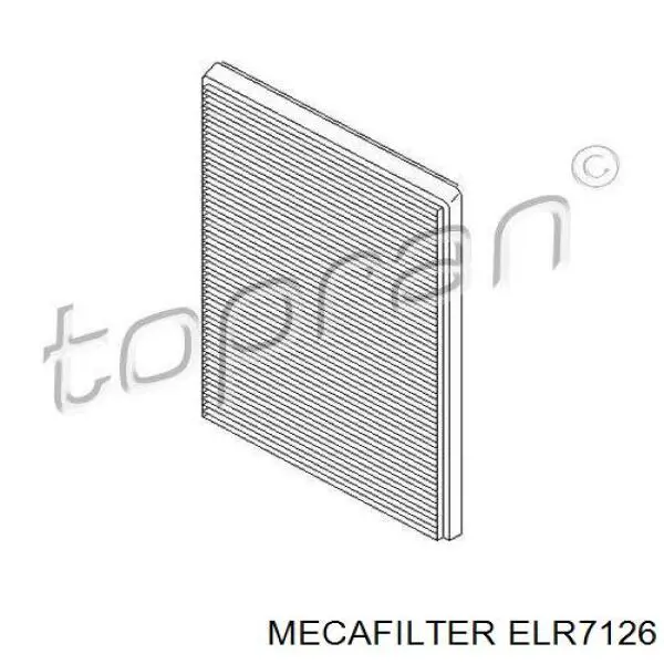 ELR7126 Mecafilter filtro habitáculo