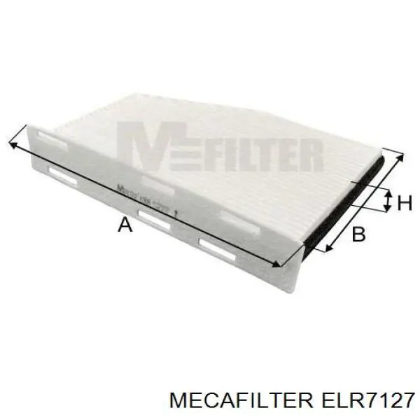 Filtro de cabina Mecafilter ELR7127 precio, desde 14,77 USD