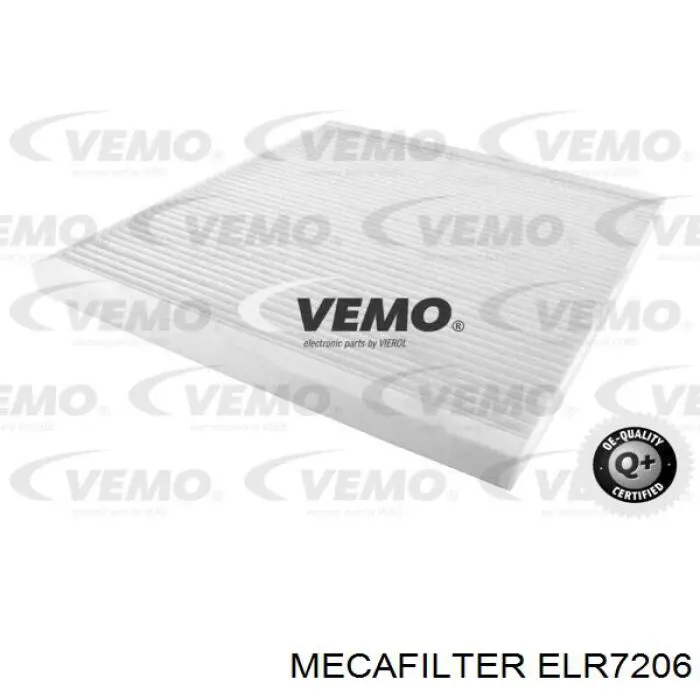 ELR7206 Mecafilter filtro habitáculo