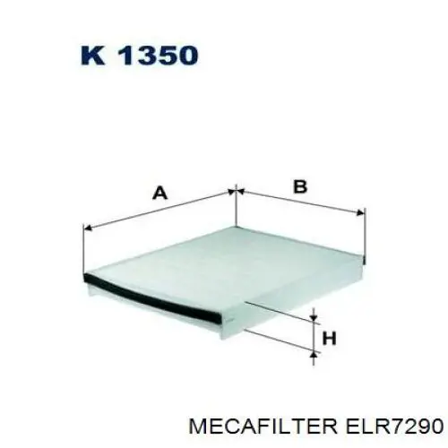 Filtro de habitáculo 75316 Asam