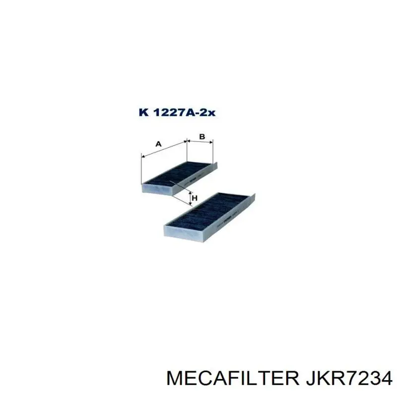Filtro de habitáculo JKR7234 Mecafilter