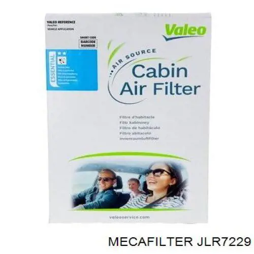 JLR7229 Mecafilter filtro habitáculo