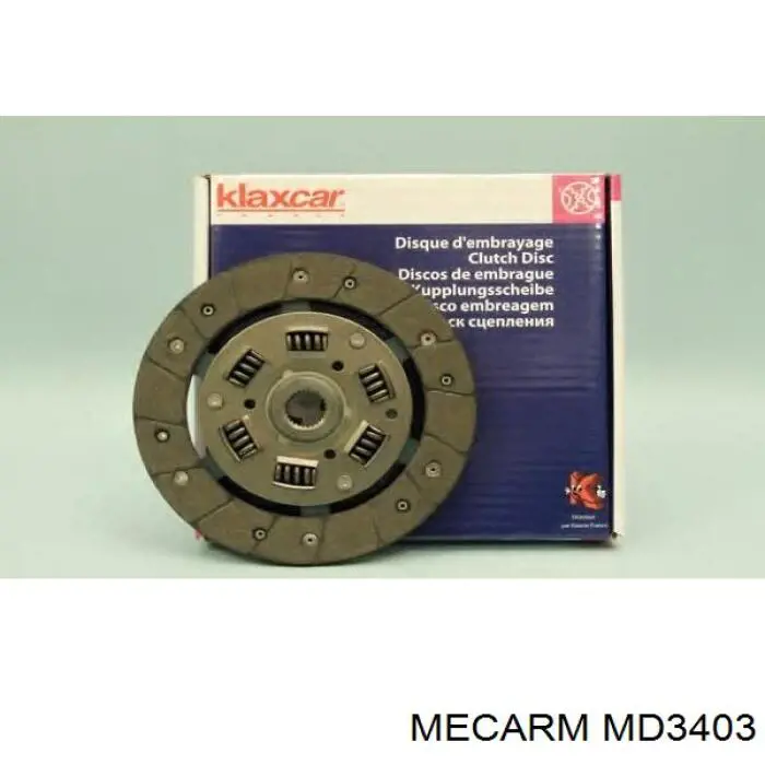 MD3403 Mecarm disco de embrague