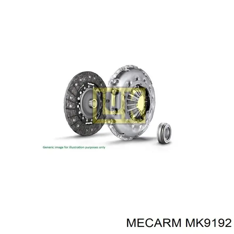 MK9192 Mecarm kit de embrague (3 partes)