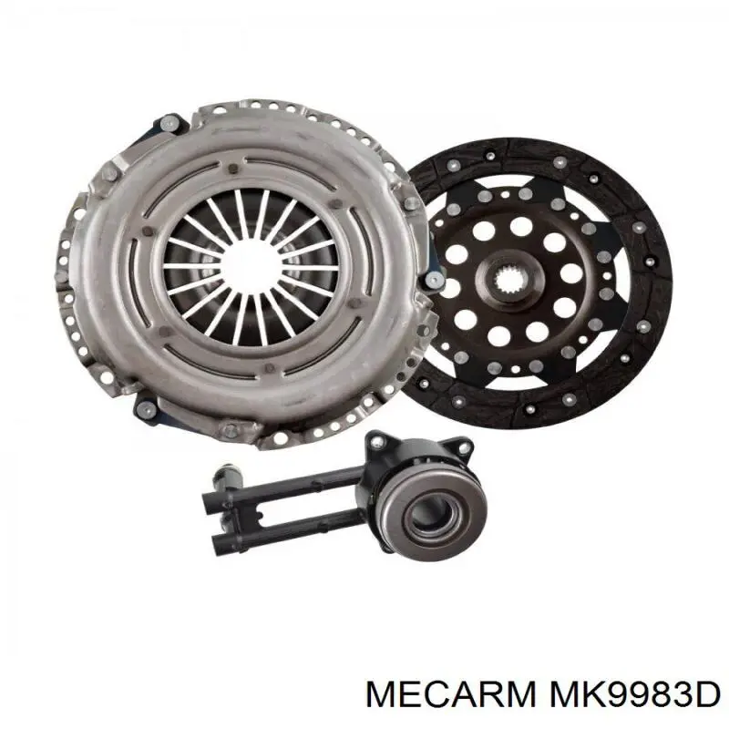 MK9983D Mecarm kit de embrague (3 partes)