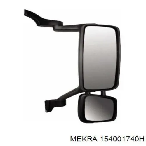 Cristal de espejo retrovisor 6901 Rywal