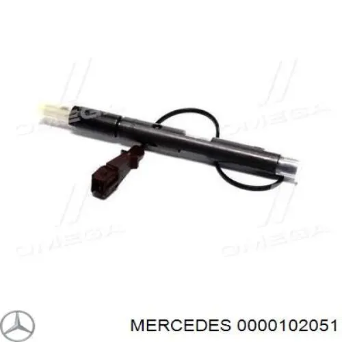 0000102051 Mercedes inyector de combustible