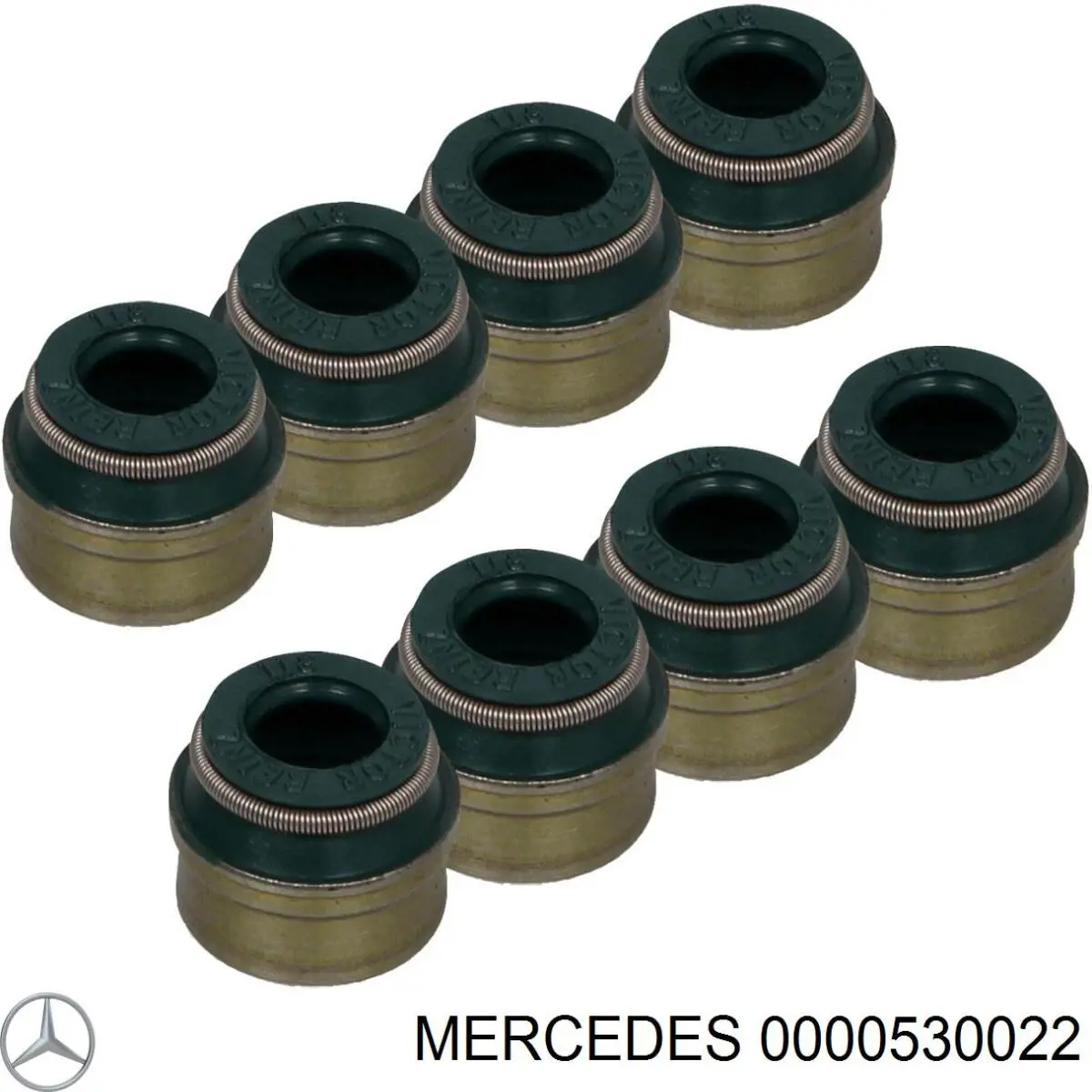 0000530022 Mercedes sello de aceite de valvula (rascador de aceite Entrada/Salida)