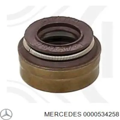 0000534258 Mercedes sello de aceite de valvula (rascador de aceite Entrada/Salida)