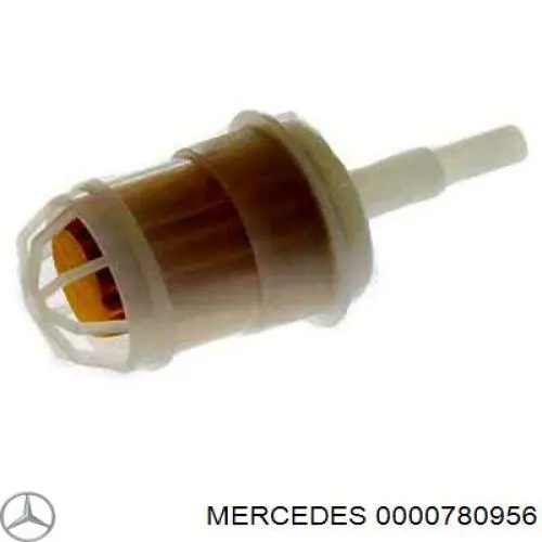 0000780956 Mercedes filtro, tubería de vacío