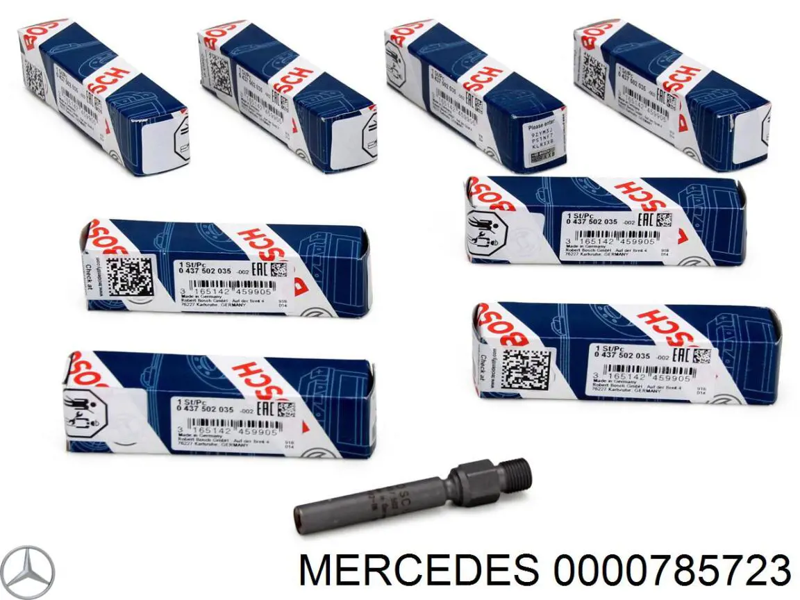 0000785723 Mercedes inyector de combustible