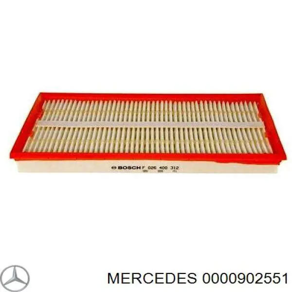 0000902551 Mercedes filtro de aire