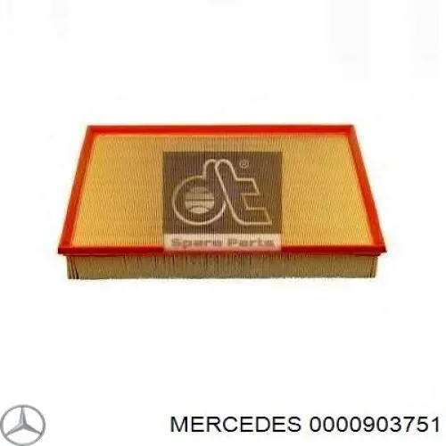 0000903751 Mercedes filtro de aire