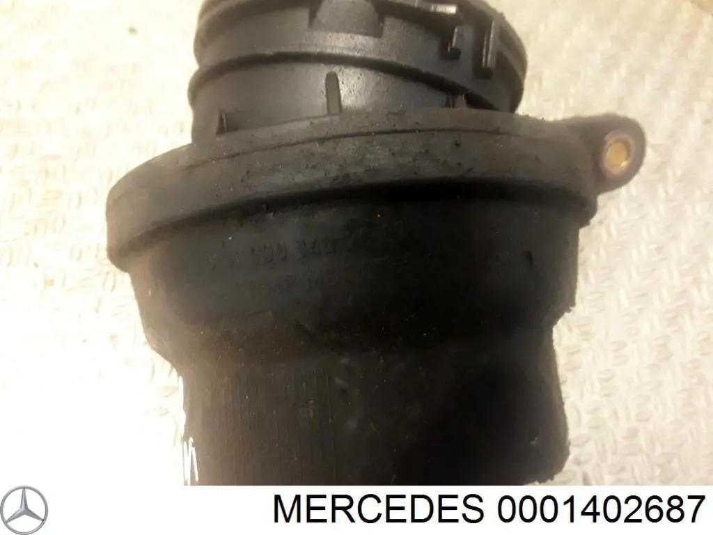 0001402687 Mercedes silenciador(resonadorDe Gases De Turbina)