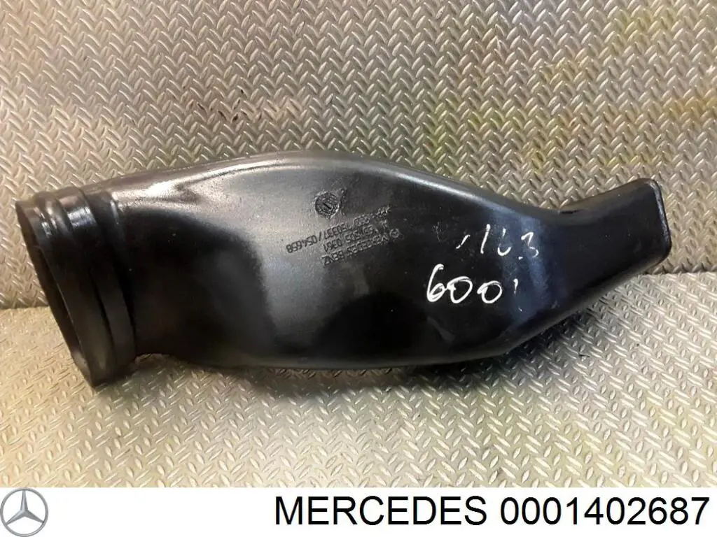 Comprar 0001402687 Mercedes Silenciador resonador de gases de turbina