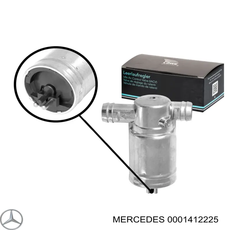 Válvula de mando de ralentí para Mercedes E (A124)