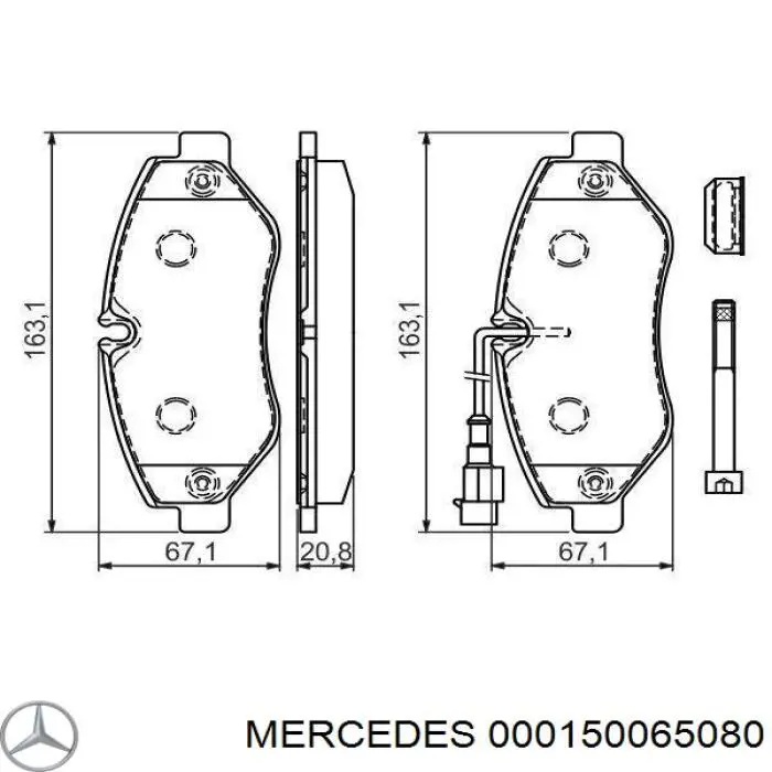 000150065080 Mercedes alternador