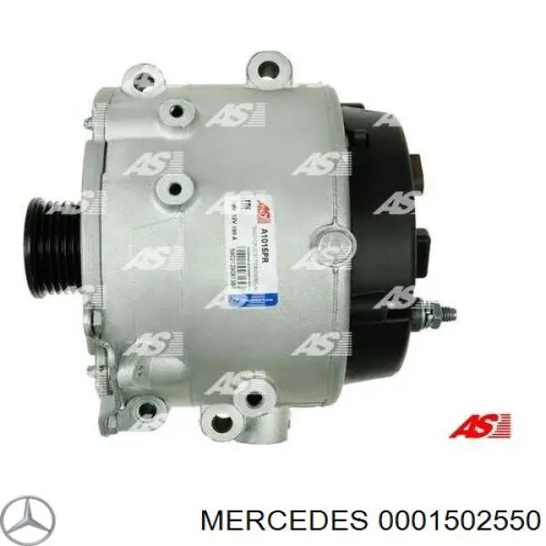 Alternador del motor Mercedes 0001502550 precio, desde 191,25 EUR