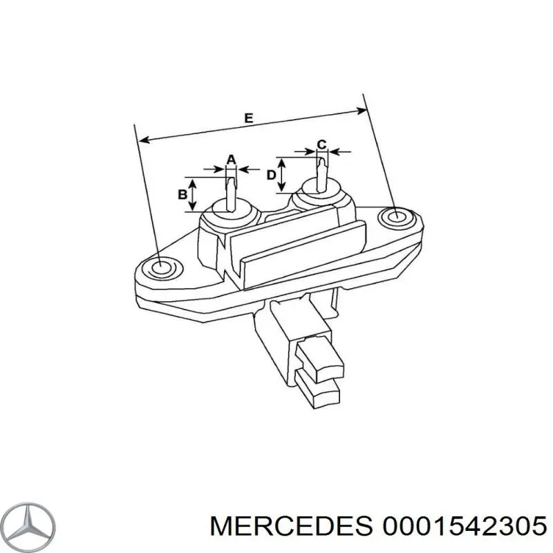 0001542305 Mercedes regulador