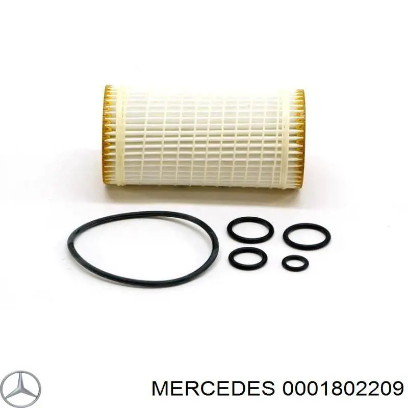 0001802209 Mercedes filtro de aceite