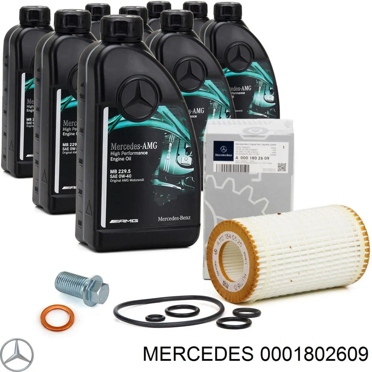 Filtro de aceite 0001802609 Mercedes