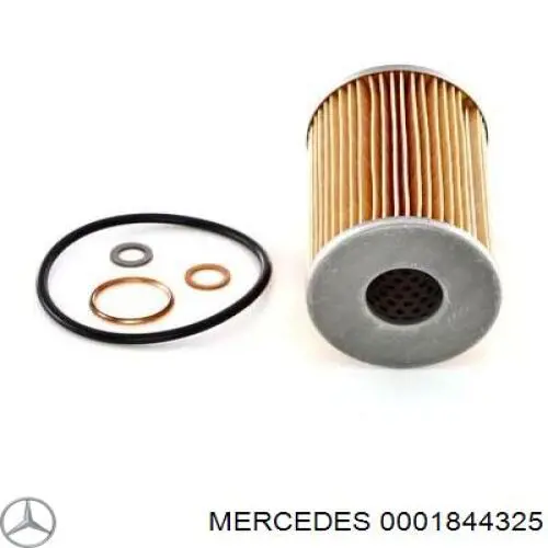 Filtro de aceite Mercedes 0001844325 precio, desde 5,82 EUR