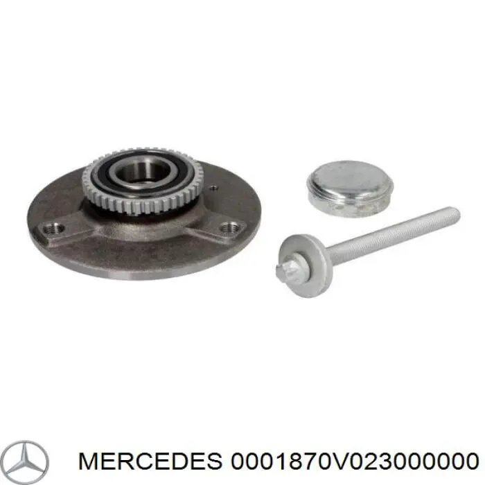 Buje de rueda delantero Mercedes 0001870V023000000 precio, desde 48,94 EUR