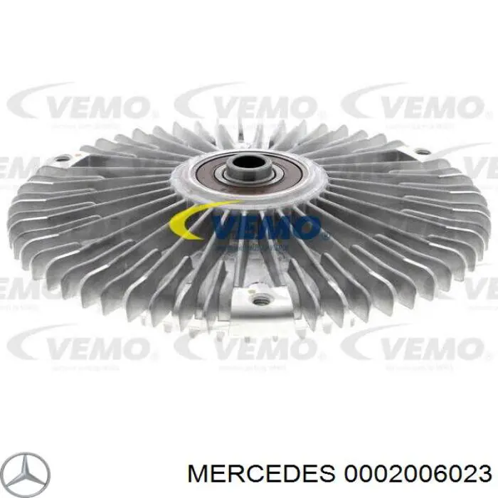 0002006023 Mercedes rodete ventilador, refrigeración de motor