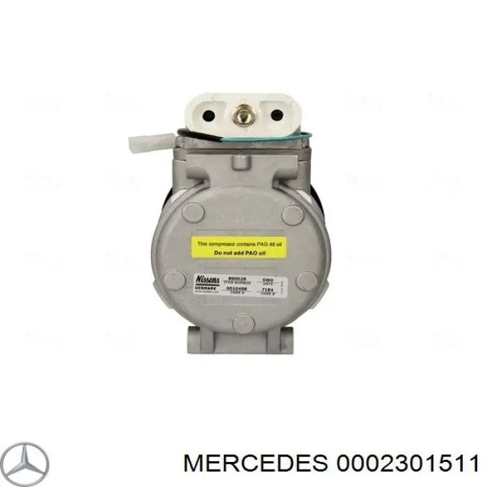 0002301511 Mercedes compresor de aire acondicionado