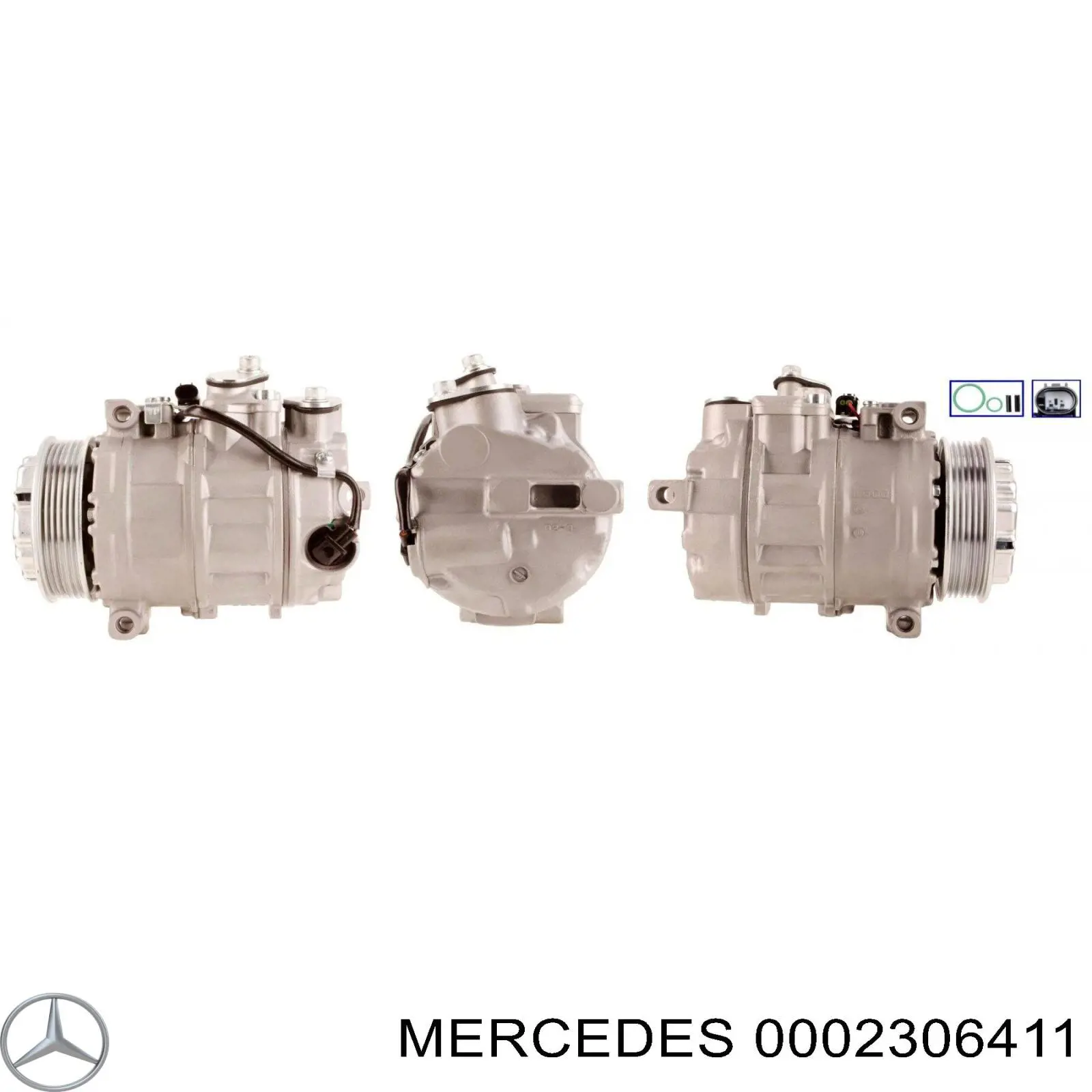0002306411 Mercedes compresor de aire acondicionado