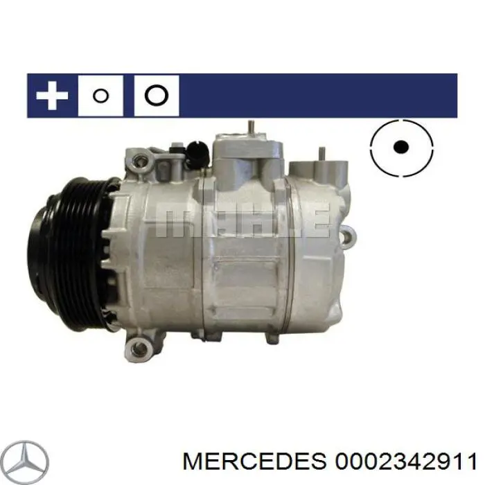 0002342911 Mercedes compresor de aire acondicionado