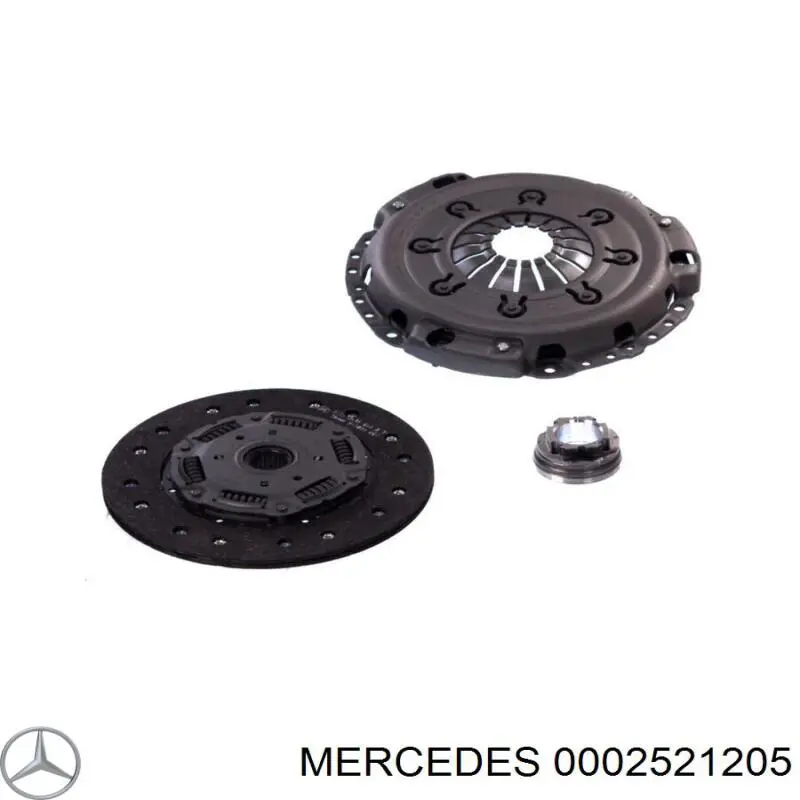 0002521205 Mercedes disco de embrague