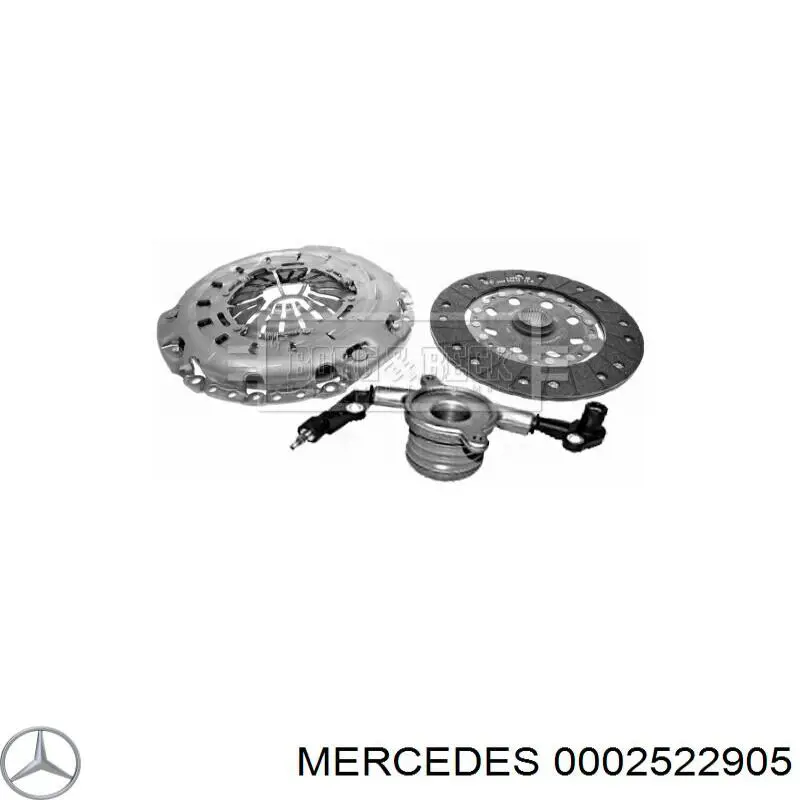 Disco de embrague Mercedes 0002522905 precio, desde 131,13 EUR