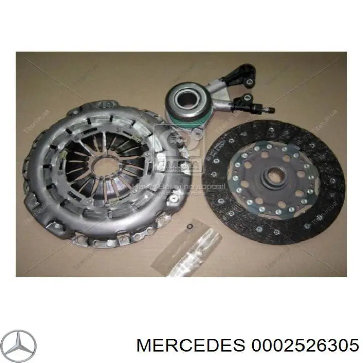 0002526305 Mercedes kit de embrague (3 partes)