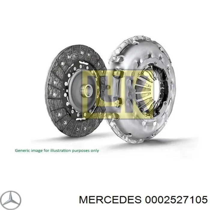 0002527105 Mercedes disco de embrague