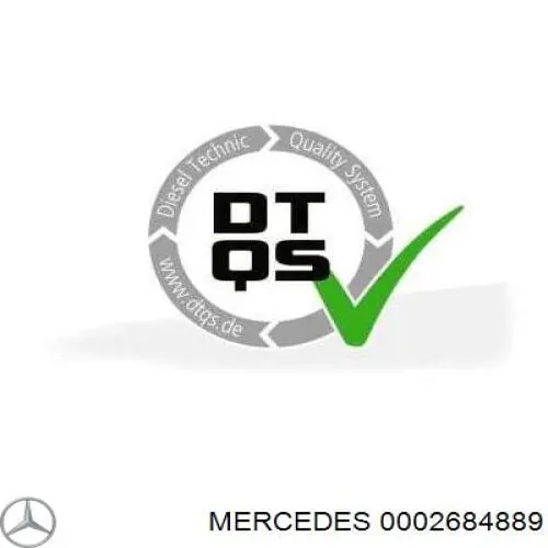 0002684889 Mercedes rótula barra de acoplamiento exterior