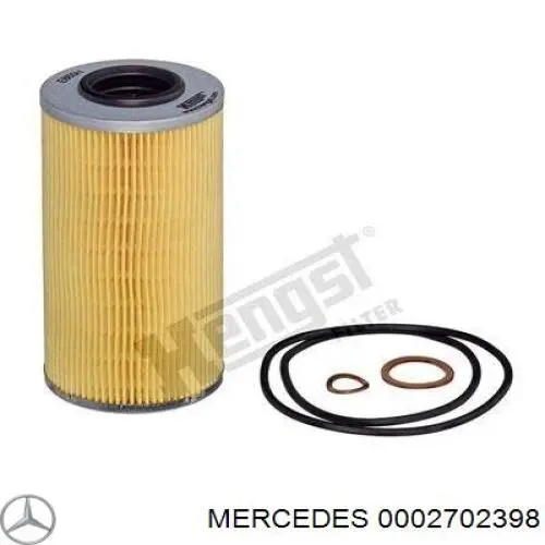 0002702398 Mercedes filtro hidráulico, transmisión automática